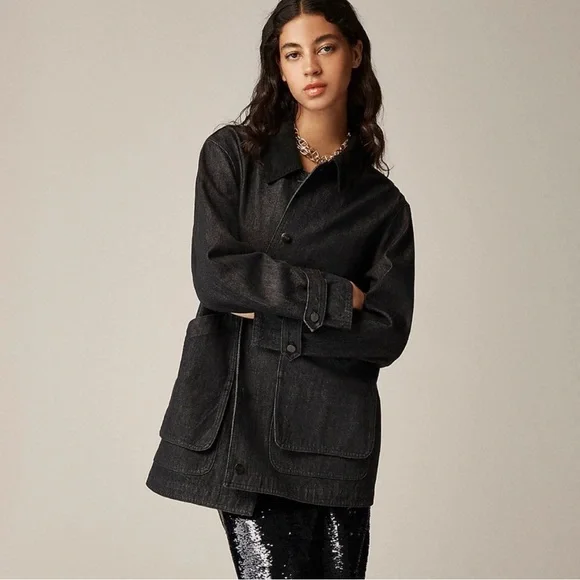 J.Crew Denim Barn Jacket size small NWT - Picture 2 of 7